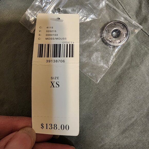 Anthroplogie Marrakech Utility Vest NWT XS Green - Picture 8 of 9